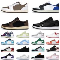 Wholesale Mens Jumpman s Low Basketball Shoes Reverse Mocha Carbon Fiber Fragment UNC All Black Toe Crimson Tint Wolf Grey Gym Red Starfish Trainers Designer Sports Sneakers