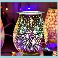 Wholesale Fragrance Fragrances Décor Home Gardenfragrance Lamps Aroma Electric Wax Melt Incense Burner D Touch Firework Lamp Night Light Diffuser W