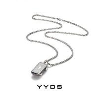 Wholesale Yyds Skateboard Necklace Men s Fashion Brand Accessories Korean Personalized Titanium Steel Pendant Hip Hop Couple Girls
