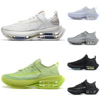 Wholesale fashion Men Running Shoes Zoom Double Stacked Triple White Black Barely Volt Grey women mens tainers Sports Sneakers walking jogging