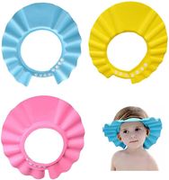 Wholesale Shower Caps Baby Bathing Shampoo Protection Hat Soft Adjustable Visor Cap For Toddler Children Baby Kids pc