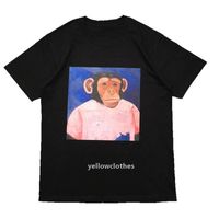 Wholesale JH Street Fashion Mens T Shirt Monkey Pattern Polos Short Sleeve Tennis T Shirts Men Women Couple Stylist High Quality Pullover Tee