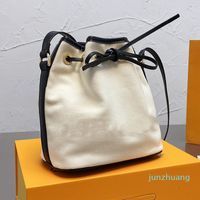 Wholesale Designer Women Bucket Bag Canvas Print Drawstring Shoulder Handbags Woman Denim Mini Crossbody Handbag