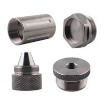 Wholesale 1 x24 titanium end cap screw cups Baffle adpater x28 x24 for Fuel Filter mst sfor solvent trap