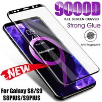 Wholesale LX Brand D Full Curved Tempered Glass For Samsung Galaxy S8 S9 Plus Note Screen Protector For Samsung S6 S7 Edge Protective Film