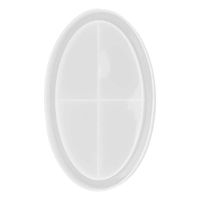 Wholesale Nail Gel Silicone Tray Mold Reusable Wide Applicability DIY Oval For Manicure Store Decoration Organization