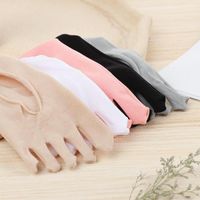 Wholesale Men s Socks Women Summer Five Finger Female Ultrathin Breathable Ultra Low Cut Liner Anti Slip Invisible Toe
