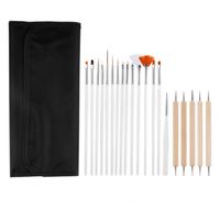Wholesale Storage Boxes Bins Nail Brush Makeup Set Point Drill Pen Painted Manicure Tool