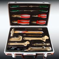 Wholesale Hand Tools Non Sparking Combination Tool Set For Gas Station Explosion Proof Aluminium Bronze And Beryllium Box
