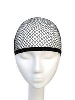 Wholesale 2020 new hairnets black brown mesh net cap two open end for long and short hair weaving wig caps