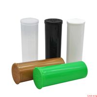 Wholesale Tobacco Plastic Doob Tube Stash Jar ml Herb Container Storage Case Cigarette Acrylic Vial Medical Airtight Spice Pill Seal Box Empty Squeeze Pop Bottle