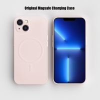 Wholesale LX Brand New Original Magsafing Case for iPhone Pro Max Mini X Xs Xr Plus Magnetic Wireless Charger Liquid Silicone Cover