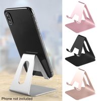 Wholesale Cell Phone Mounts Holders Home Office Video Watching Mobile Holder Hands Free Gifts Stand Desktop Bracket Portable Aluminum Alloy Tablet A