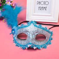 Wholesale Halloween Masquerade Ball Venice Cloth Painted Princs Party Mask