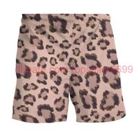 Wholesale Summer men women Shorts fashion slimming high waist large size personality leopard swimming sexy comfortable beach pants