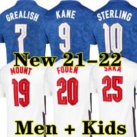 Wholesale KANE ENGLAND soccer jersey FODEN STERLING MOUNT RASHFORD SANCHO HENDERSON BARKLEY MAGUIRE LINGARD national football shirts men kids kit uniforms