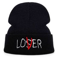 Wholesale Men s women s winter hat with embroidered spool knitted elastic hat warm fashionable suitable for men and women
