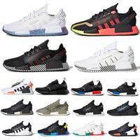 Wholesale White Speckled r1 v2 mens running shoes Dazzle Camo Core Black Grey Gradient Neon Aqua Tones Mexico City Munich Olive Oreo men women High Quality basketball sneakers