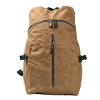 Wholesale Outdoor Bags Quality Leisure Canvas Backpack For Man Vintage Laptop Bag Travel Camping Hiking And Hunting Pack