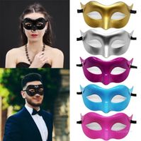 Wholesale Home women Masquerades Mask Fancy Dress Venetian Masks Plastic Half Face MaskOptional Multi color Party MasksZC383
