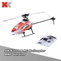 Wholesale Wltoys XK Blast K110 B RC Helicopter CH D Gyro System Brushless Motor Mini BNF Version without Remote Controller