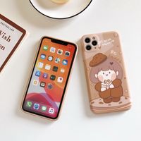 Wholesale Cake Girl with brown shading TPU phone cases for iPhone pro promax X XS Max Plus
