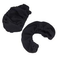 Wholesale 2pcs Thickened Office Computer Chair Armrest Protect Cover Elastic Band Arm Rest Sleeves Black Covers