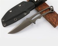 Wholesale ChrisCR Small Straight Fixed Blade Knife S35VN Blade Tactical Rescue Pocket Hunting Fishing EDC Survival Tool Knives