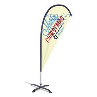 Wholesale 4 m Sports Event Banner Display Advertising Flag Stand with Single or Double Printing Graphic Portable Carry Bag