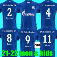 Wholesale 21 FC Schalke Soccer Jerseys home away Uth Ozan Harit Raman Serdar Kutucu Matondo football shirts MEN KIDS KIT