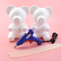 Wholesale Teddy Bear of Roses Valentine s Day Present Diy Handmade Scrapbooking Wedding Bridal Accessories Clearance Foam Mould