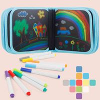 Wholesale Kid Portable Painting Double sided Erasable Drawing Book Animal Graffiti Writing Board Supplies Early Education Gift
