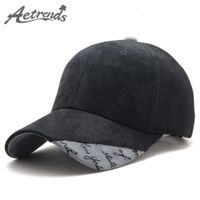 Wholesale AETRENDS Suede Fabric Baseball Cap Men Women Cotton Snapback Hats Z J1225