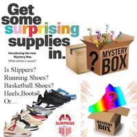 Wholesale Mystery Box Shoes Slippers Sandals Boots Heels Loafers Men Women Basketball Running Casual Shoe Random Style BlindBox Lucky Boxes For Family friends Surprise gift