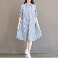 Wholesale Striped Dress Lining Dress for Pregnant Maternity Women Clothes Breastfeeding Pregnant Clothes Pregnancy Long Sleeve Clothes