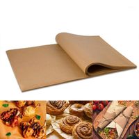 Wholesale Packaging Dinner Service Paper Baking Liners Sheets Precut x40cm Non stick Wax For Cook Grill Steam Pans Air Fryers Hamburger1