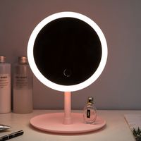 Wholesale Light Makeup Dressing Table Face Adjustable Touch Dimmer USB Led Vanity Backlit Cosmetic Mirror