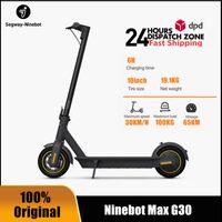 EU STOCK Original Ninebot by Segway MAX G30 Smart Electric Scooter foldable 65km Mileage KickScooter Dual Brake Skateboard G30P With APP Inclusive of VAT