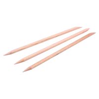 Wholesale Nail Art Kits PcsNail Design Orange Wood Stick Cuticle Pusher Remover Pedicure Forks For Nails Manicures Tools Manicure Care