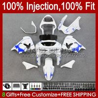 Wholesale Injection mold Fairings For KAWASAKI NINJA ZX9 R ZX R R CC Bodywork Kit No ZX900 ZX9R ZX CC ZX R OEM Body white glossy