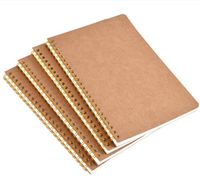 Wholesale sale A5 Notepads kraft paper cover notebook dot matrix grid coil school office business diary supplies