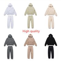 Wholesale hoodie casual fog essentials suits hoodies essential tracksuits pullover jogger suits hoodies pullover jogger long jogging trousers trouser pants womens