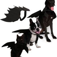 Wholesale Cat Costumes Halloween Pet Dog Bat Wing Cosplay Prop Fancy Dress Costume Outfit Small Large Clothing