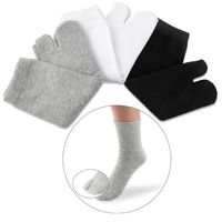 Wholesale Socks Hosiery NUOLUX Pairs Of Elastic Cotton Tabi Toe White Grey Black
