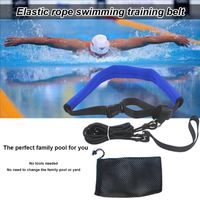 Wholesale Pool Accessories Swimming Belt Fitness Workout Floating Elastic Assist Training Aids Child Adults Safety Rope Resistance Band Waist Beginn