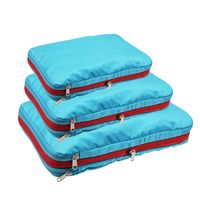 Wholesale Duffel Bags Double Layer Compression Packing Cubes Travel Luggage Organizer Waterproof Colors Large Medium And Small Sets