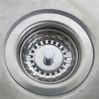 Wholesale High Quality mm Stainless Steel Kitchen Drains Sink Strainer Stopper Waste Plug Filter Bathroom Basin Drain RRD7293