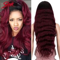 Wholesale Lace Wigs Ombre x4 Closure Wig Body Wave Human Hair For Black Women T1B J Brazilian Frontal