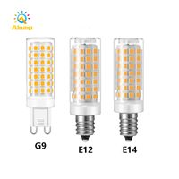 Wholesale G9 E12 E14 E17 B15 LED light Bulb AC V V SMD2835 Super Bright Corn Lamp spotlight Chandelier Bulbs Warm White Cold White