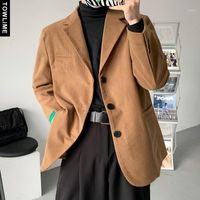 Wholesale Korean Streetwear Mens Vintage Solid Corduroy Loose Blazer Suits Chic Women Stylish Single Breasted Casual Jackets Coat Men s Blazers